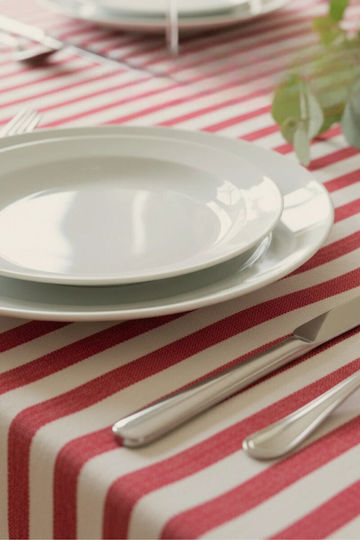 SteweHome Cotton Knitted Red Tablecloth 200x300cm