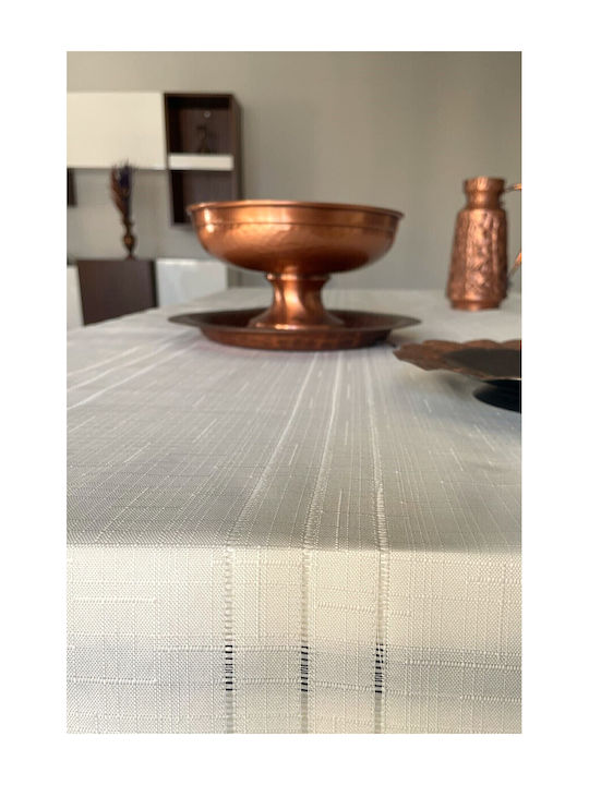 SteweHome Τραπεζομάντηλο Σετ Μπεζ 140x180εκ.
