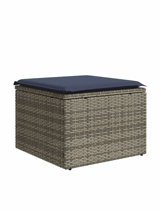 Ecksofa Outdoor Rattan mit Kissen 62x62x69cm