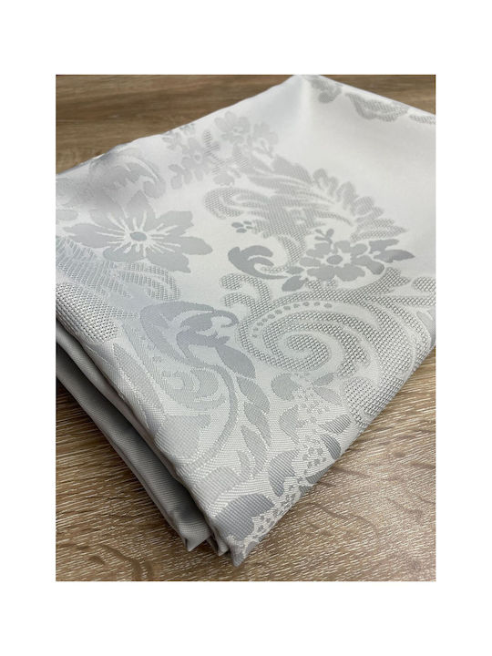 SteweHome Tablecloth With Gray Lace 160x220cm