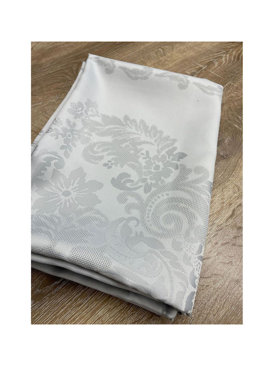 SteweHome Tablecloth With Gray Lace 160x220cm