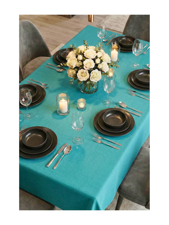 SteweHome Turquoise Tablecloth 140x220cm