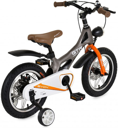 Byox Bicycle 14" Παιδικό Ποδήλατo BMX με Δισκόφρενα Γκρι