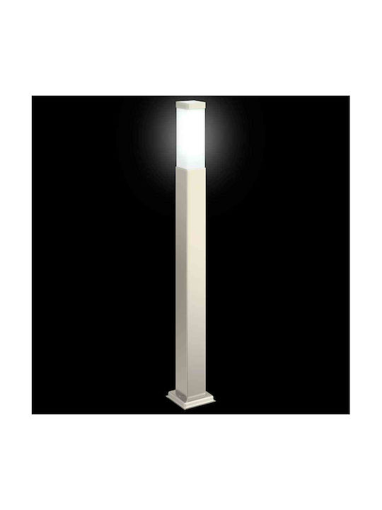 vidaXL Φωτιστικό Κολωνάκι Εξωτερικού Χώρου 40W IP44 για Ντουί E27 Ασημί