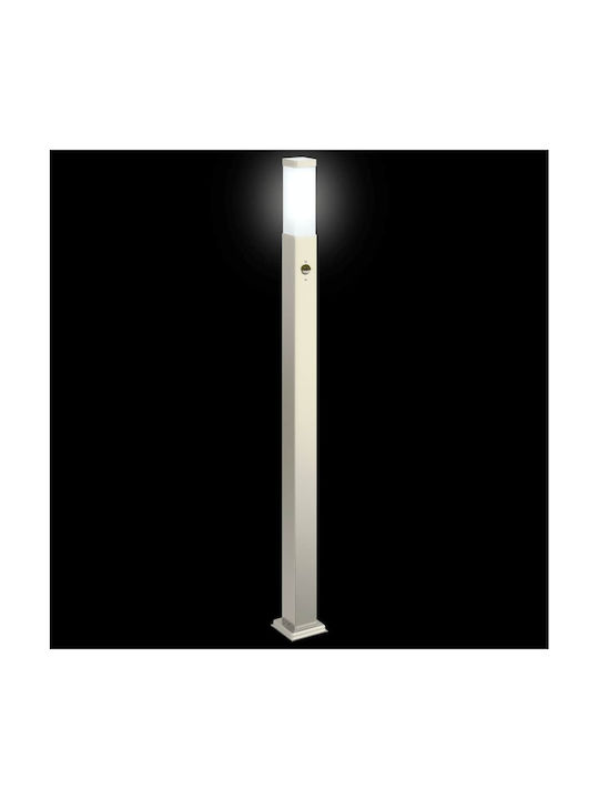 vidaXL Φωτιστικό Κολωνάκι Εξωτερικού Χώρου 40W IP44 για Ντουί E27 Ασημί