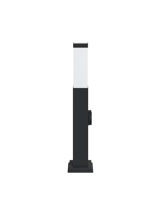 vidaXL Outdoor Small Post Floor Lamp 40W IP44 for E27 Socket Black