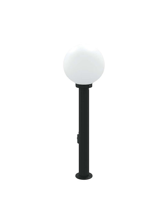 vidaXL Outdoor Small Post Floor Lamp 40W IP44 for E27 Socket Black