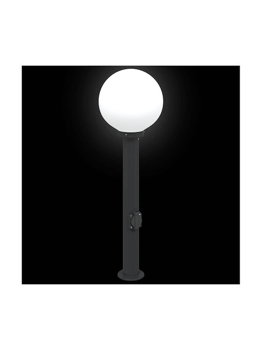 vidaXL Outdoor Small Post Floor Lamp 40W IP44 for E27 Socket Black