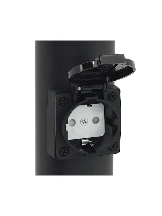 vidaXL Φωτιστικό Κολωνάκι Εξωτερικού Χώρου 40W IP44 για Ντουί E27 Μαύρο