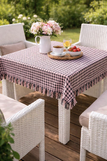 SteweHome Purple Tablecloth 140x140cm