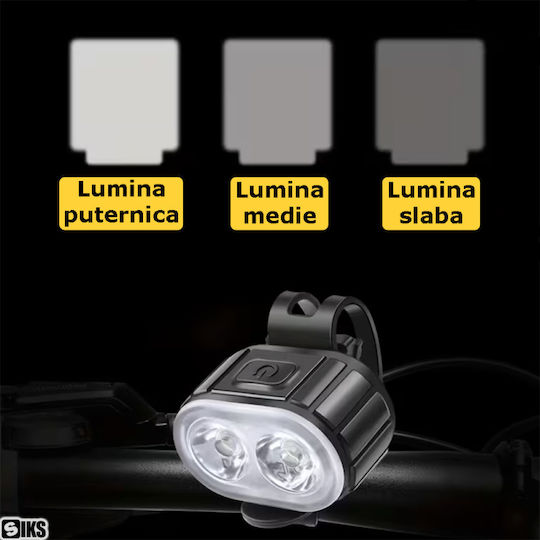 Set Lumini Reîncărcabile pentru Bicicletă
