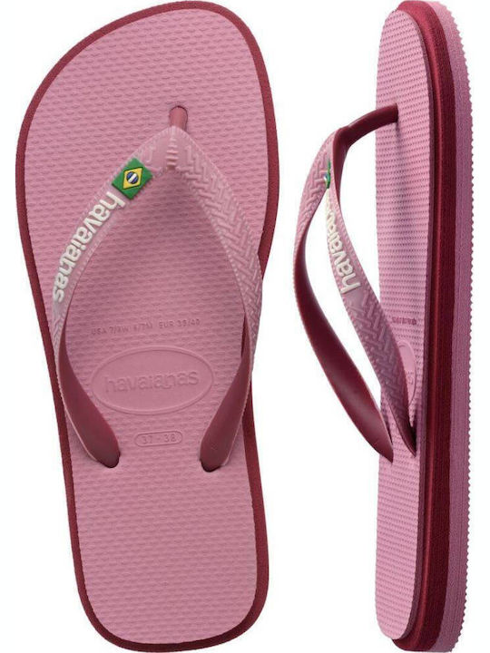 Brasil Men's Flip Flops Pink