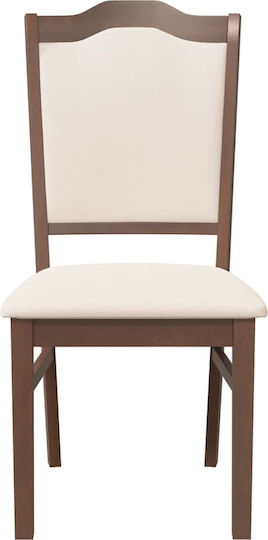 Wooden Brown Dining Chairs 2 Pieces 50.5x54.5x105.5cm