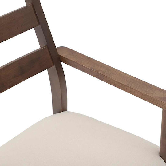 Wooden Brown Dining Chairs 2 Pieces 57x51.5x90cm