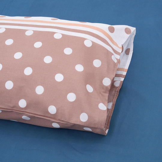 Heinner Set Cearceafuri de Pat King Size cu Elastic 180x200cm Polk 4 Bucăți