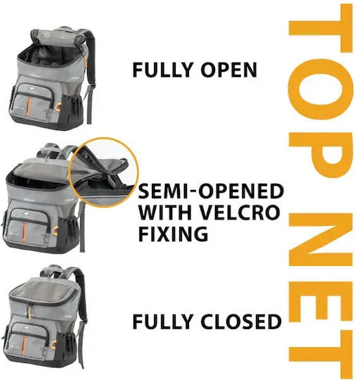 Ferplast Waterproof Backpack for Carrying Dog / Cat up to 10kg Gray