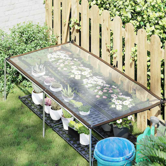 vidaXL Waterproof Tarpaulin 2x1m Transparent