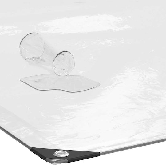 vidaXL Αδιάβροχος Μουσαμάς 8x1μ. Διάφανος