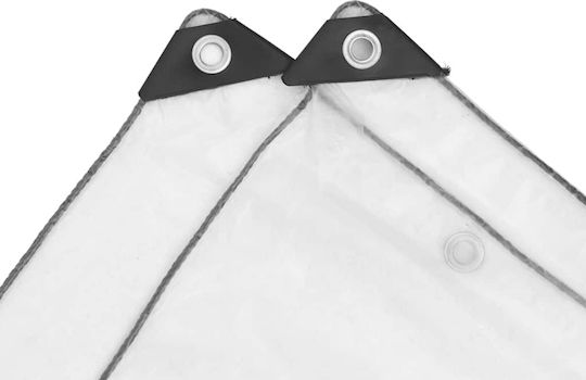 vidaXL Waterproof Tarpaulin 6x1m Transparent