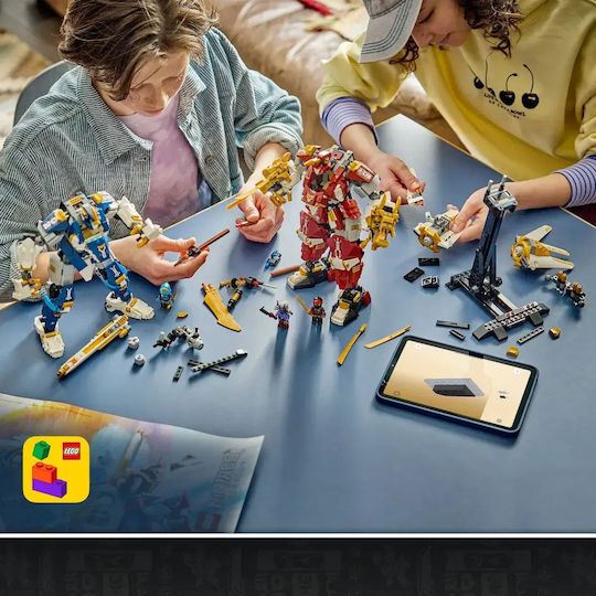 LEGO Ninjago The Twin Titan Mechs За 12+ Години 1707 Бройки