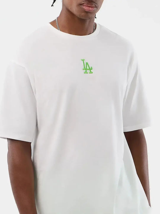 La Dodgers Mlb League Tricou Sport Alb