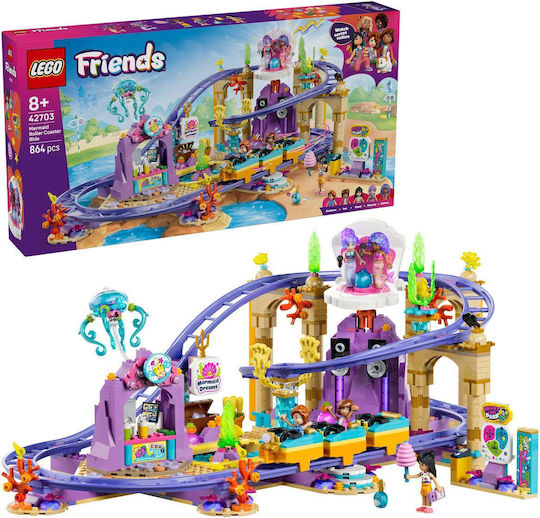 LEGO Friends Mermaid Roller Coaster Ride for 8+ Years 864 Pieces