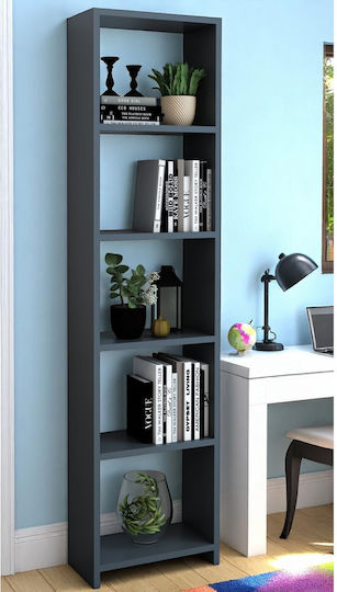 Gray Bookcase 40x20x160cm
