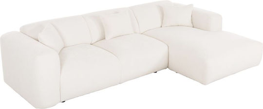 Bricken Ecke Sofa mit Rechte Ecke Weiß 282x160x72cm