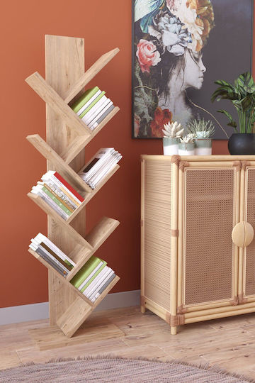 Brown Bookcase 35x20x130cm