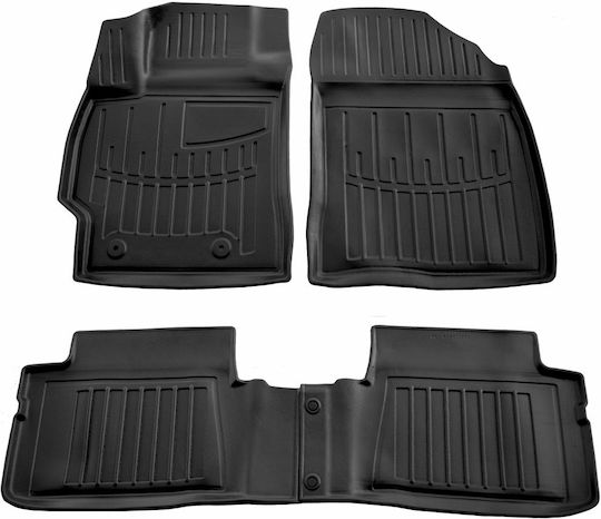 Race Axion Set of Front and Rear Mats 5pcs Tray Type for Toyota Auris / Corolla 2007-2012 Black