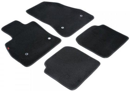 Lampa Set of Front and Rear Mats 4pcs for Fiat 500L 2017+ Black