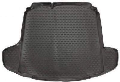 Novline Trunk Mat Tray Type for Skoda Rapid 2013+ Black