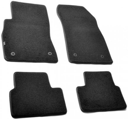 Lampa Set of Front and Rear Mats 4pcs for Chevrolet Cruze 2009-2015 Black