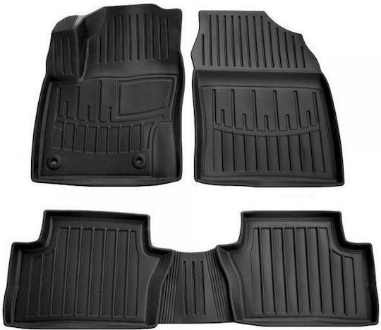 Race Axion Set of Front and Rear Mats 5pcs Tray Type for Toyota C-HR Black