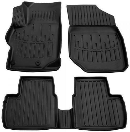Race Axion Set of Front and Rear Mats 5pcs Tray Type for Peugeot 301 Black