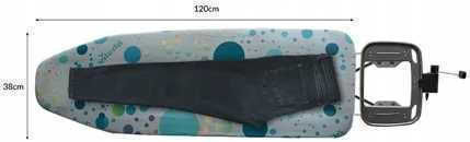 Vileda Star Plus Foldable Ironing Board for Steam Iron 120x38cm