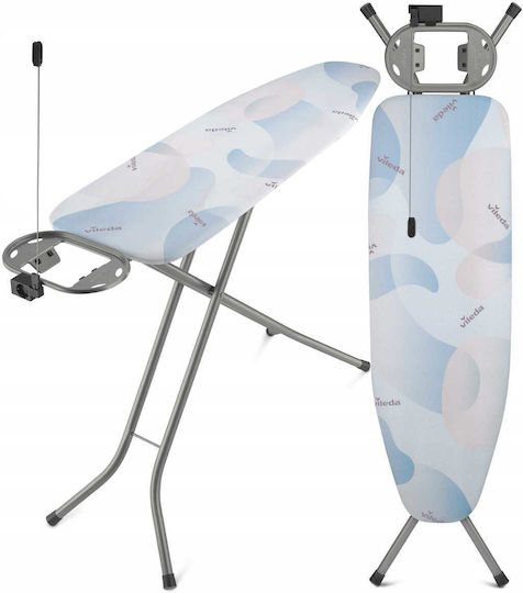 Vileda Bravo Plus Bügelbrett Für Dampfbügeleisen Zusammenklappbar 120x38cm