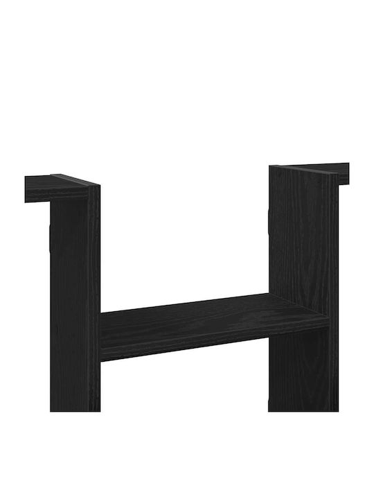 Black Oak Wall Shelf 99x15x60cm