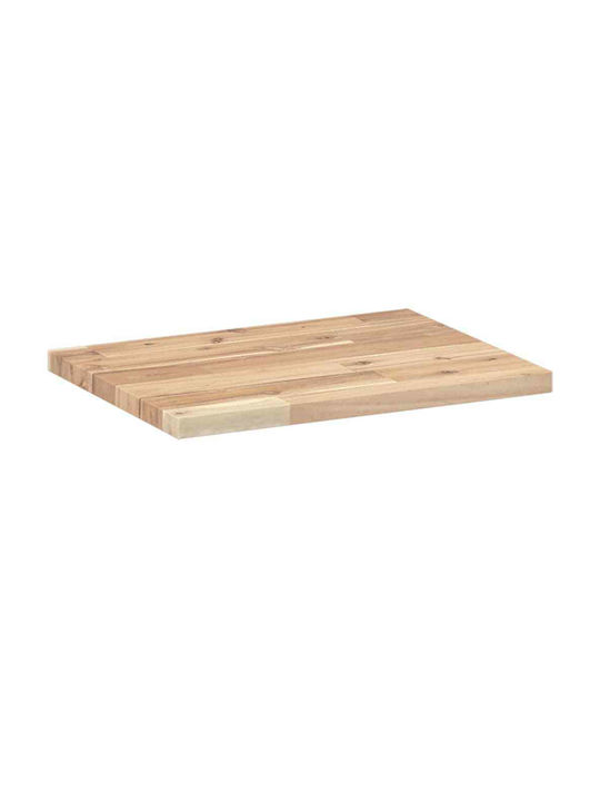 Βιβλιοθήκες Μασίφ Ξύλο Ακακίας (2τμχ) 40x30x2εκ.