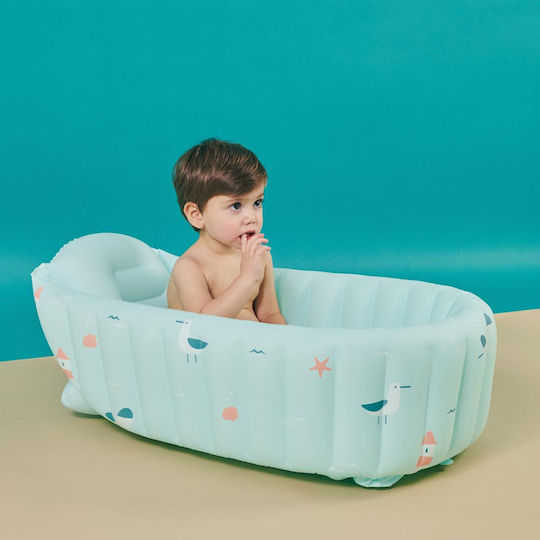 Miniland Aufblasbares Baby Badewanne Türkis