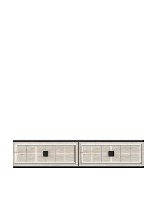Έπιπλο Τηλεόρασης Γκρι Μ120xΠ30xΥ26cm