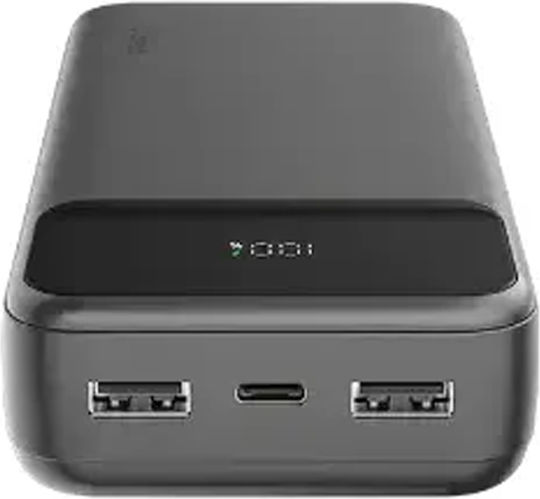 TTEC ReCharger LCD Външна Батерия 20000mAh 20W с 2 USB-A Изходни Порта и USB-C Изходен Порт Power Delivery Quick Charge PPS Черна