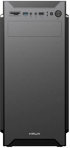 Krux Kiro Midi Tower Κουτί Υπολογιστή Μαύρο