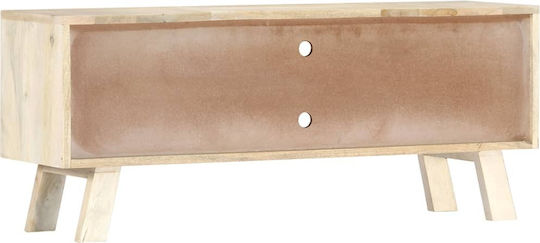 Шкаф За Телевизор От Масивно Дърво Манго 110x30x44см