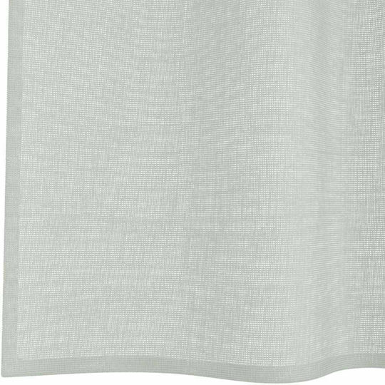 vidaXL Комплект Пердета И Завеси За Прозорец С Презрамки Voile Светлосив 140x175см