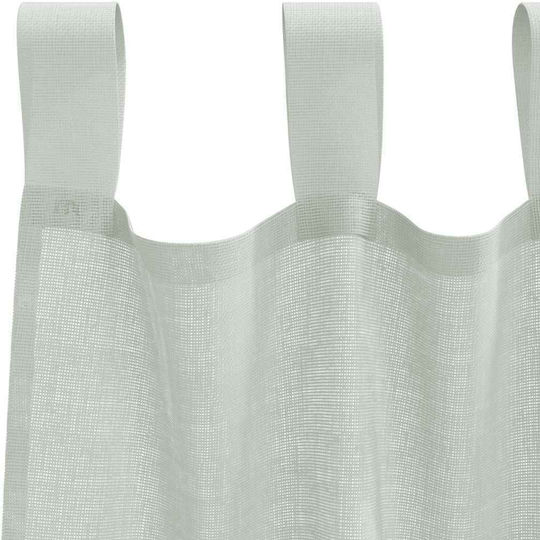 vidaXL Комплект Пердета И Завеси С Презрамки Voile Светлосив 140x245см