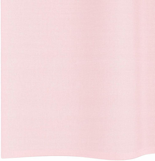 vidaXL Set Vorhänge Fenster mit Obere Registerkarte Voile Hellrosa 140x140cm