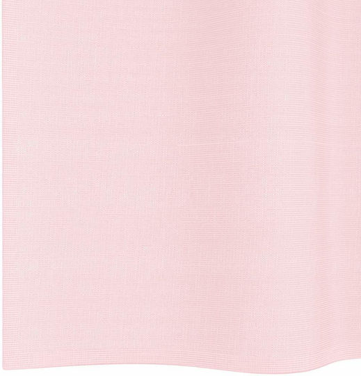 vidaXL Комплект Пердета И Завеси С Презрамки Voile Светлорозови 140x225см