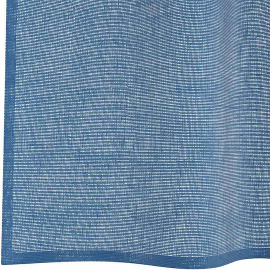 vidaXL Set Window Curtains with Tab Top Voile Blue Royal 140x140cm