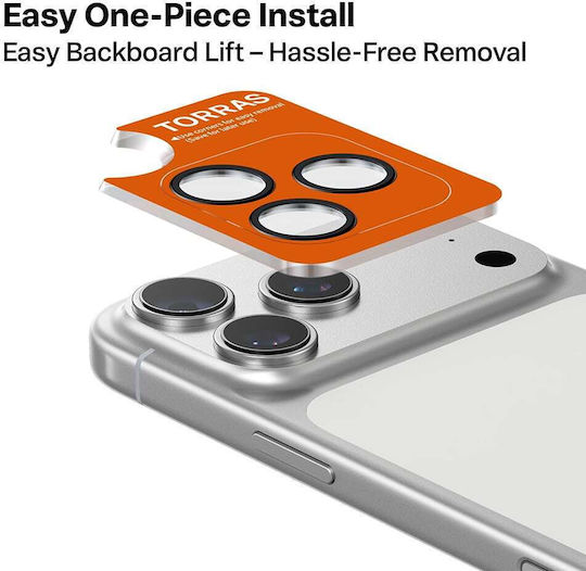 Torras Handy-Kameraschutz Membran Orange Für Das Iphone 17 Pro / Iphone 17 Pro Max